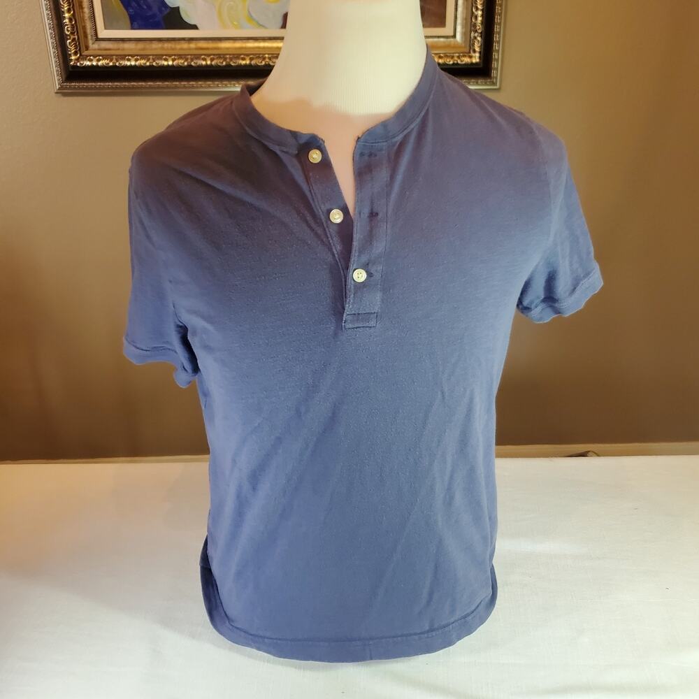 J. Crew Men's Shirt | Crew M Blue 3-Buttons